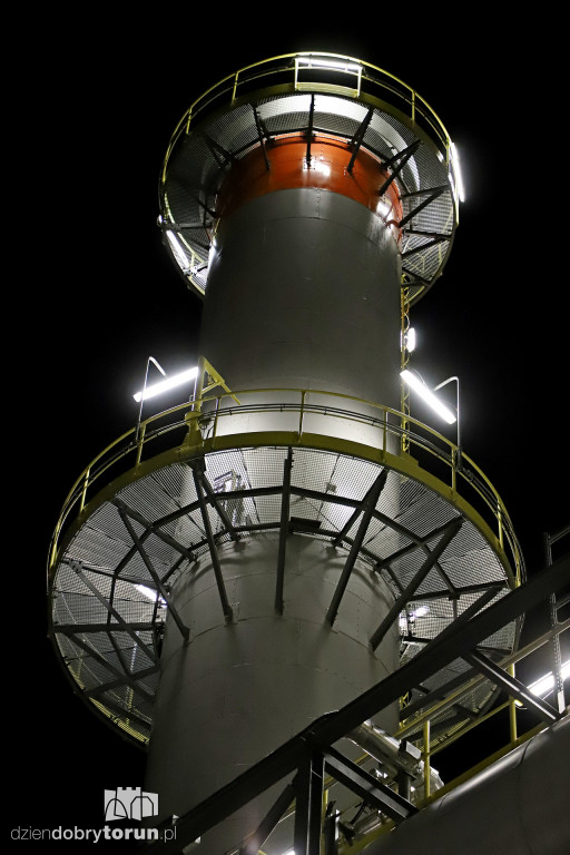 Nocne zwiedzanie elektrociepłowni PGE w Toruniu