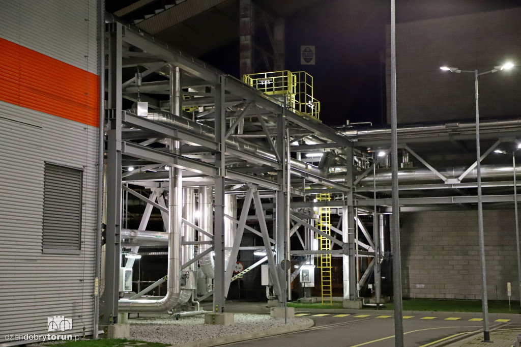Nocne zwiedzanie elektrociepłowni PGE w Toruniu