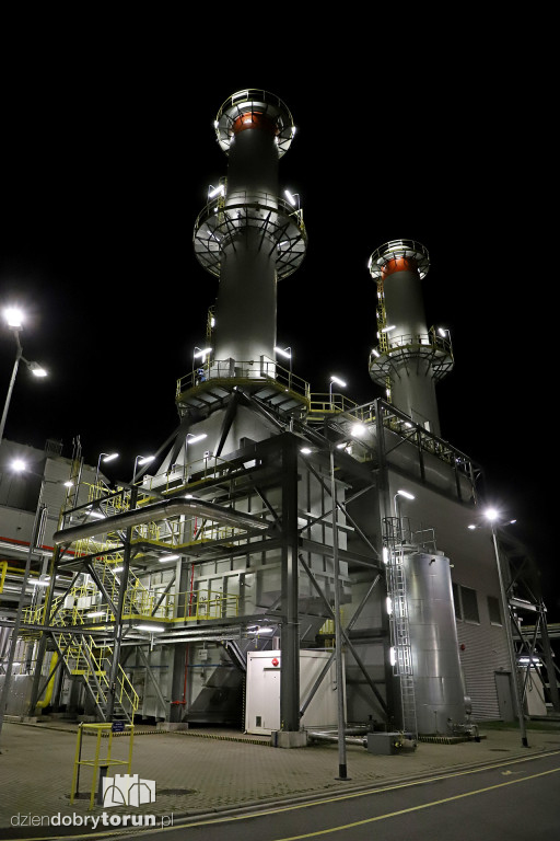 Nocne zwiedzanie elektrociepłowni PGE w Toruniu