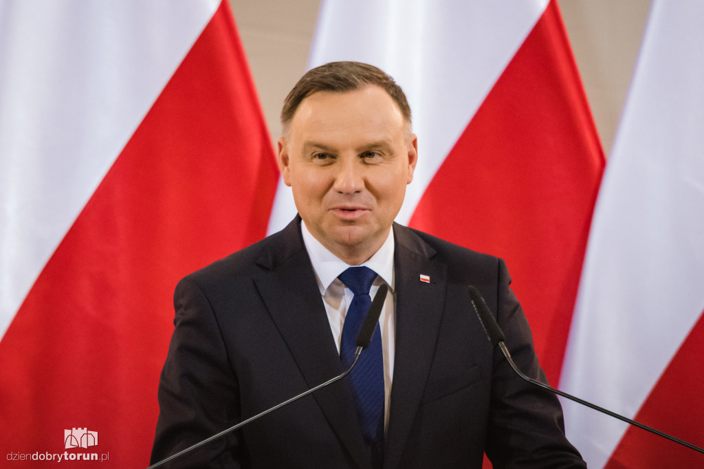 Prezydent Andrzej Duda z wizytą w Chełmnie