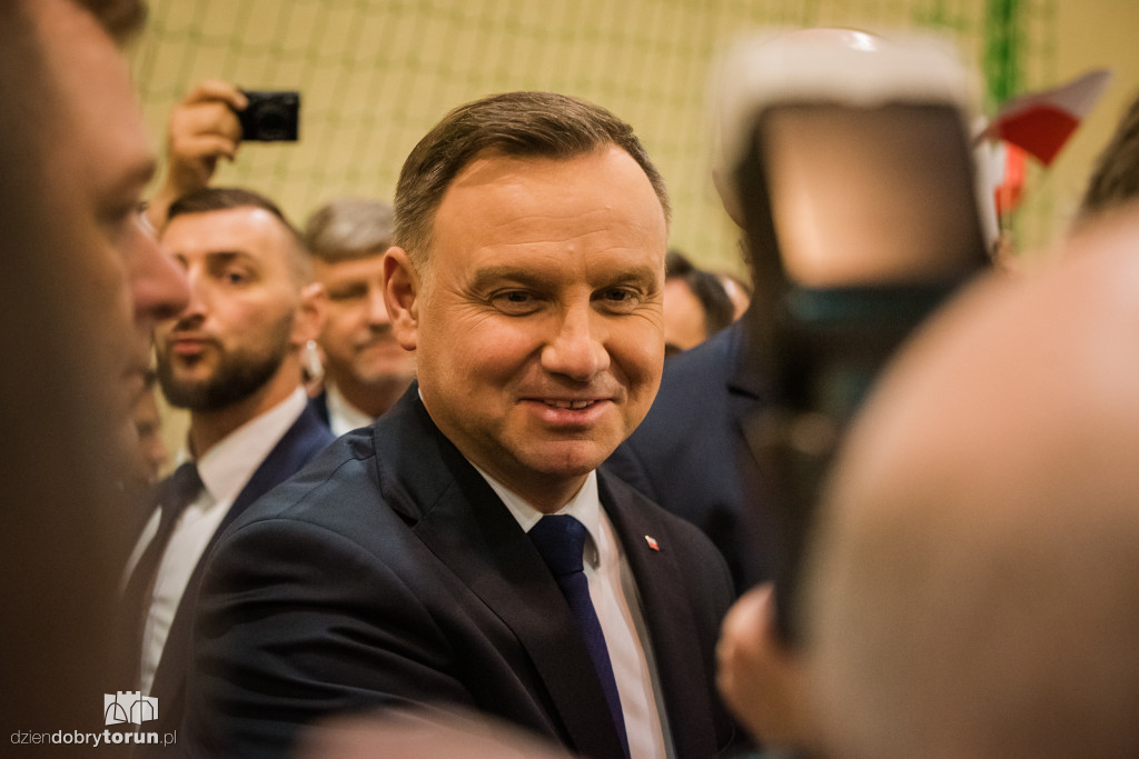 Prezydent Andrzej Duda z wizytą w Chełmnie