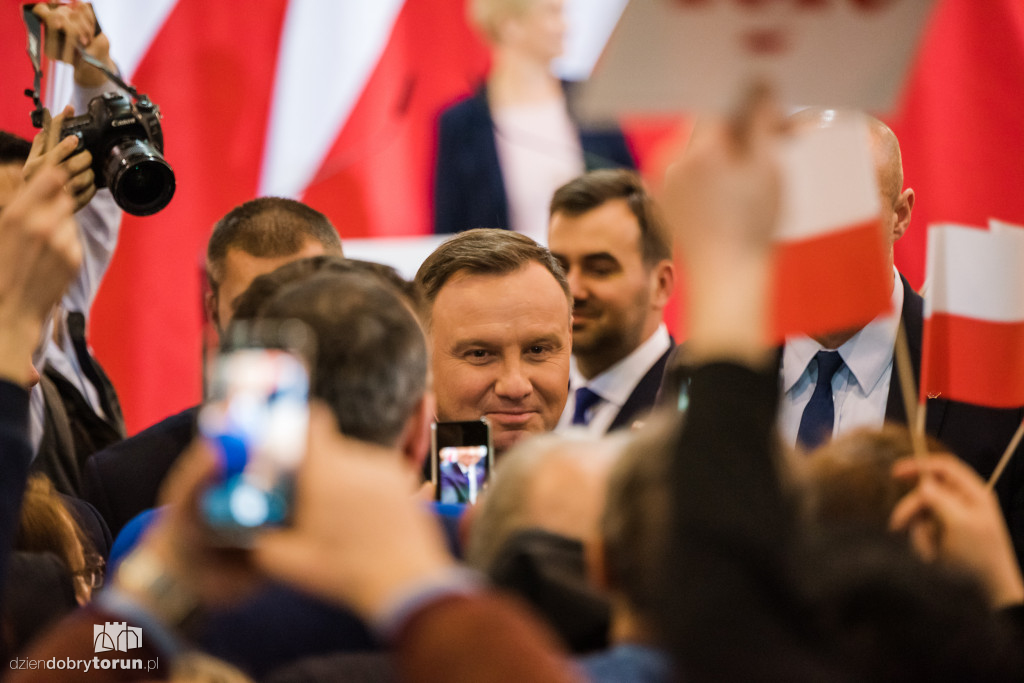 Prezydent Andrzej Duda z wizytą w Chełmnie