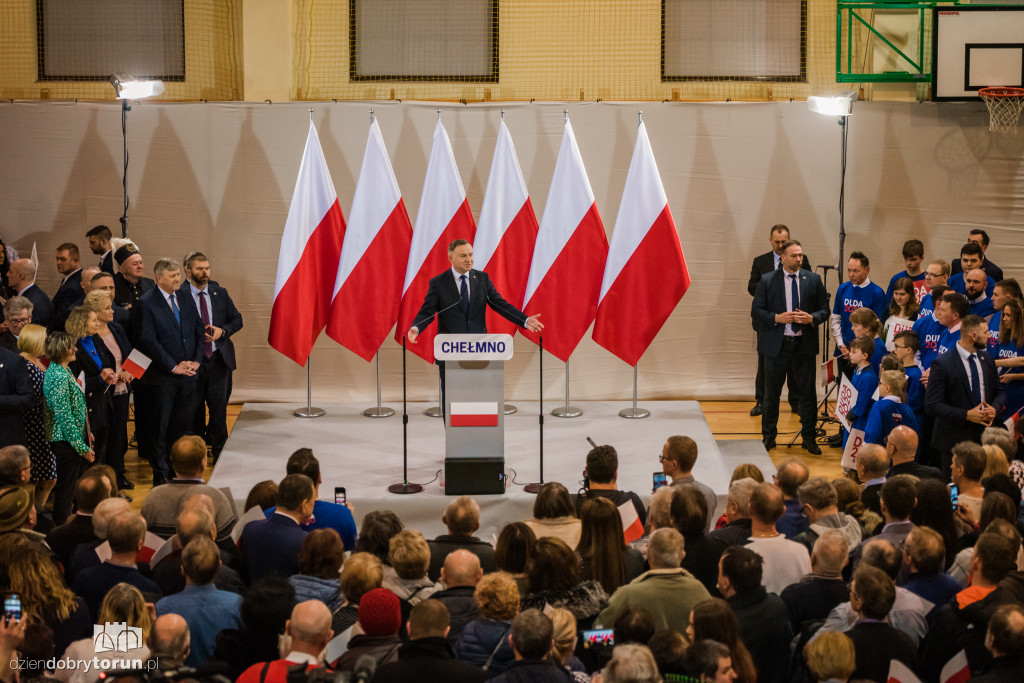 Prezydent Andrzej Duda z wizytą w Chełmnie