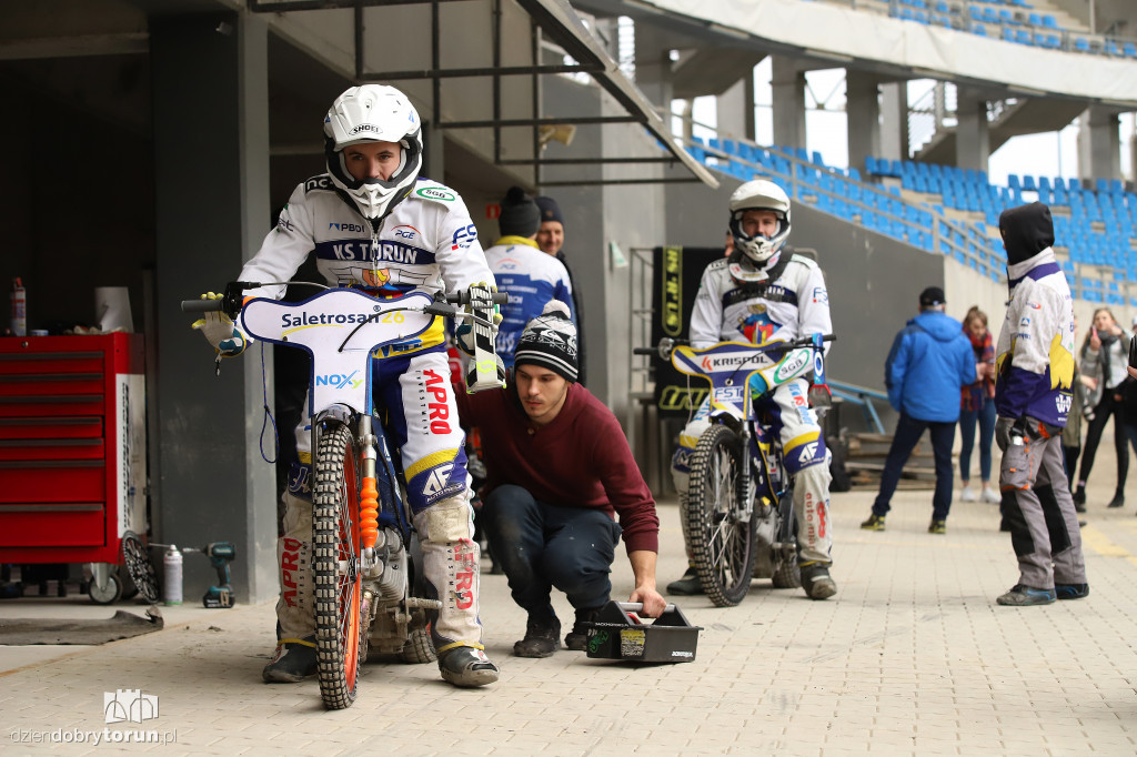 Pierwszy trening w tym sezonie na Motoarenie