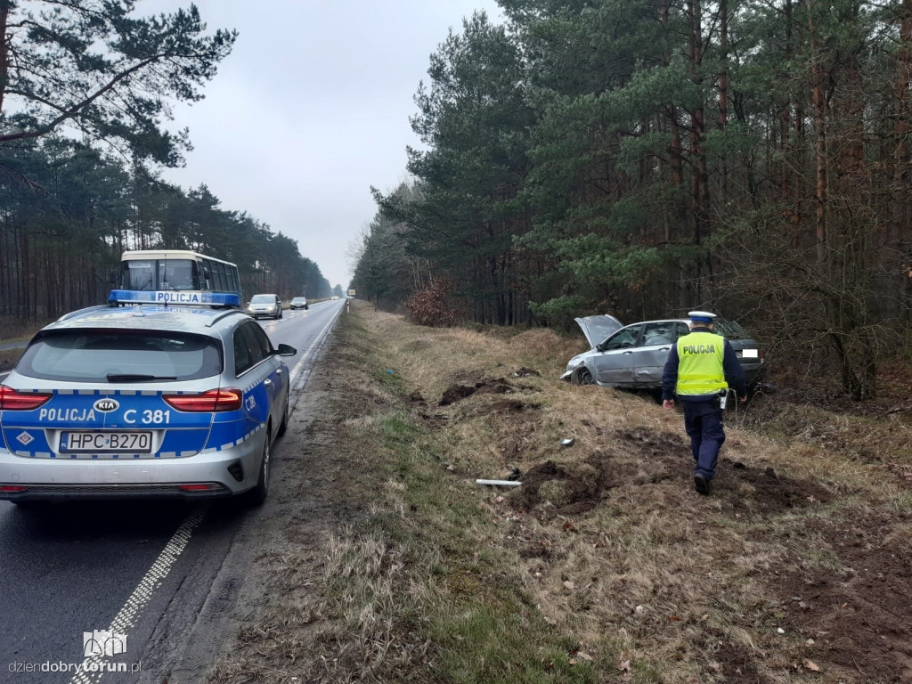 Toruń: stracił panowanie nad autem