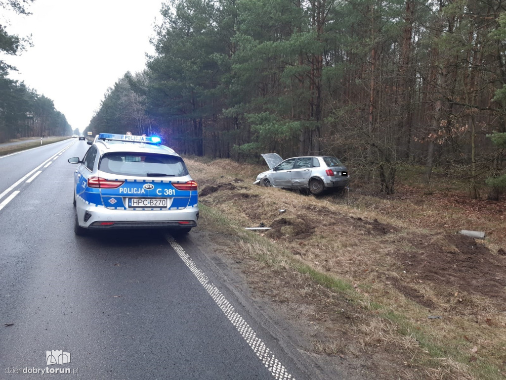 Toruń: stracił panowanie nad autem