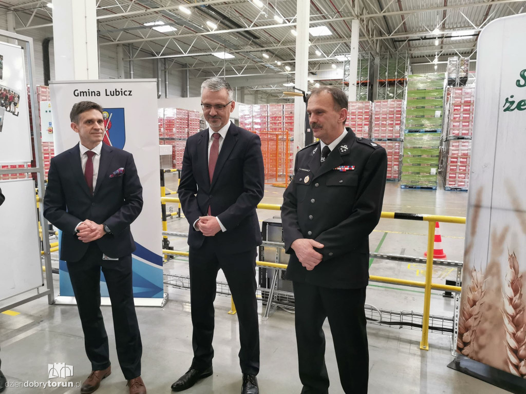 Pacific Toruń przekazał kamerę na rzecz OSP