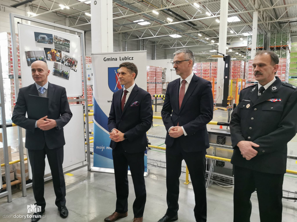 Pacific Toruń przekazał kamerę na rzecz OSP