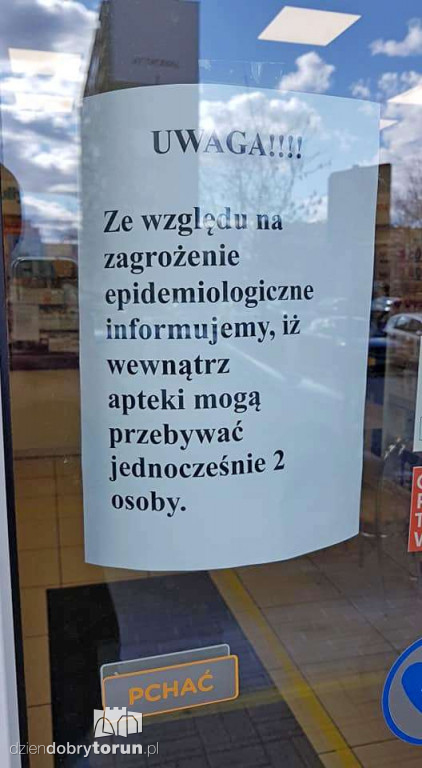 Nadzwyczajne kroki w aptekach