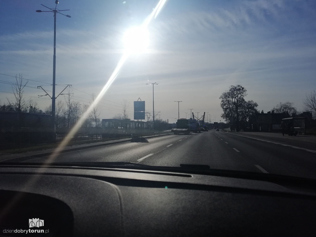 Toruń: kolizja na Szosie Lubickiej