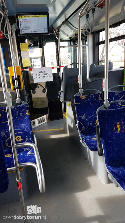 Strefa wydzielona w autobusach MZK