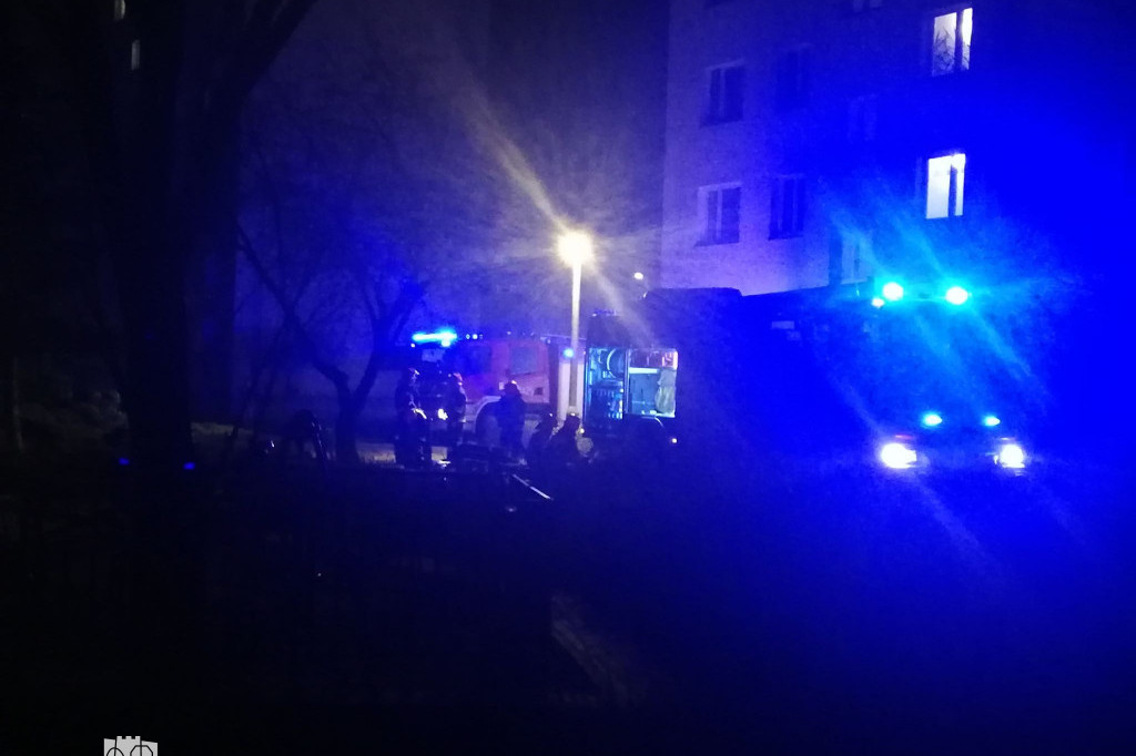 Fałszywy alarm pożarowy przy Kusocińskiego