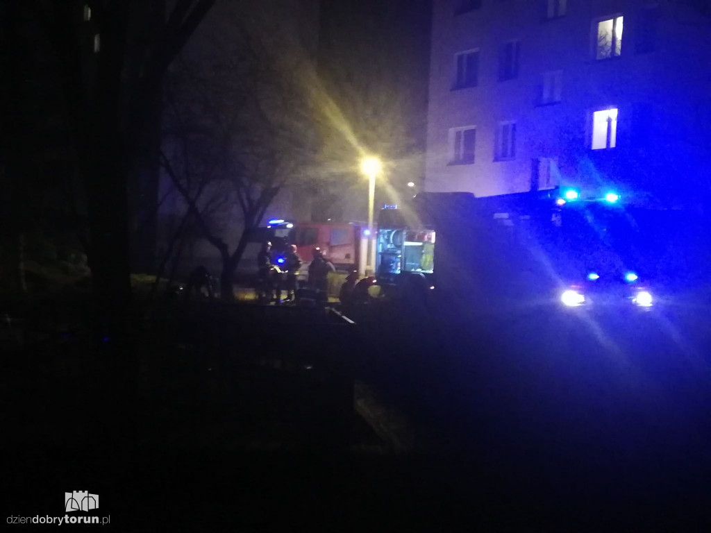 Fałszywy alarm pożarowy przy Kusocińskiego
