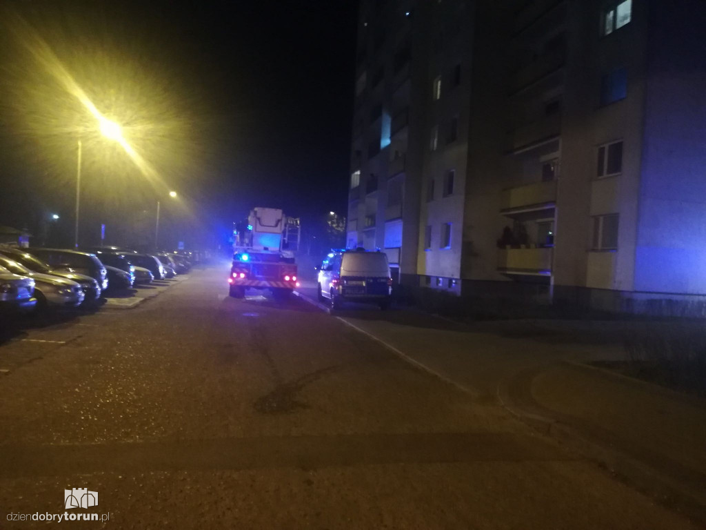 Fałszywy alarm pożarowy przy Kusocińskiego