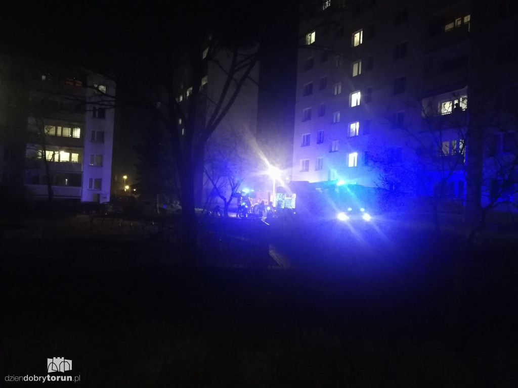 Fałszywy alarm pożarowy przy Kusocińskiego
