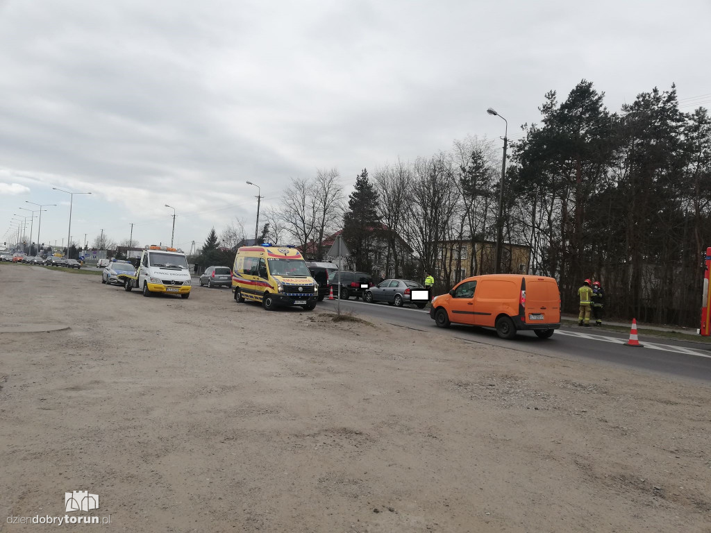 Groźna kolizja przy ul. Olsztyńskiej