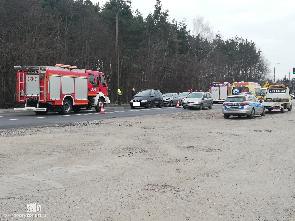 Groźna kolizja przy ul. Olsztyńskiej