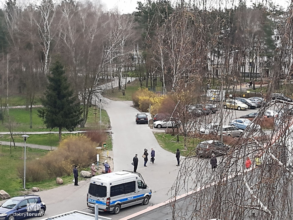 Interwencja policji przy toruńskiej Biedronce!