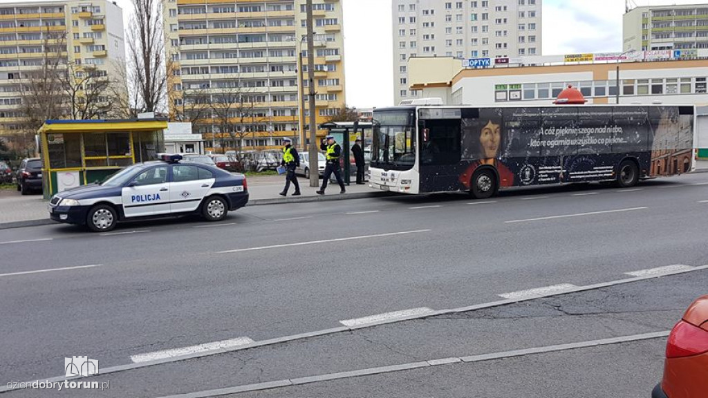 Toruń: interwencja policji w autobusie MZK