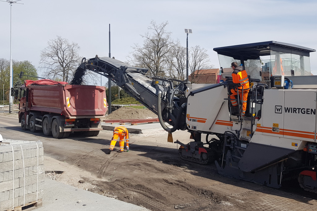 Toruń: remont na al. św. Jana Pawła II
