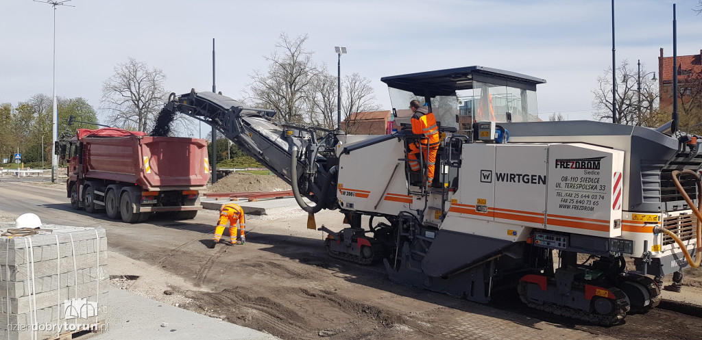 Toruń: remont na al. św. Jana Pawła II