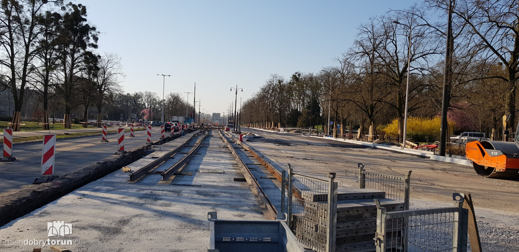 Toruń: remont na al. św. Jana Pawła II