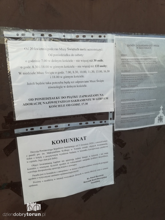 Kapłani z parafii pw. M. Kolbego zarażeni COVID-19