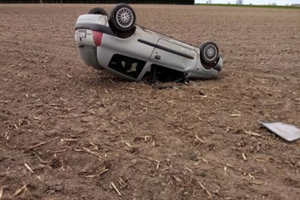 Groźnie wyglądające zdarzenie drogowe