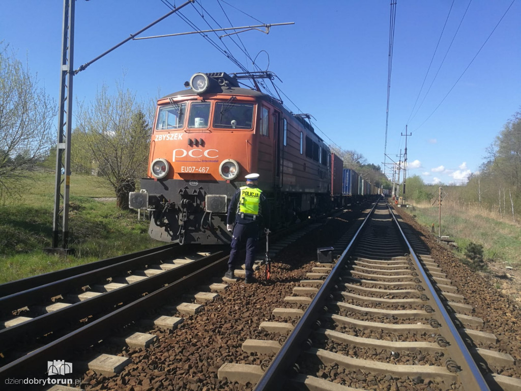 Śmiertelne potrącenie na torach pod Toruniem
