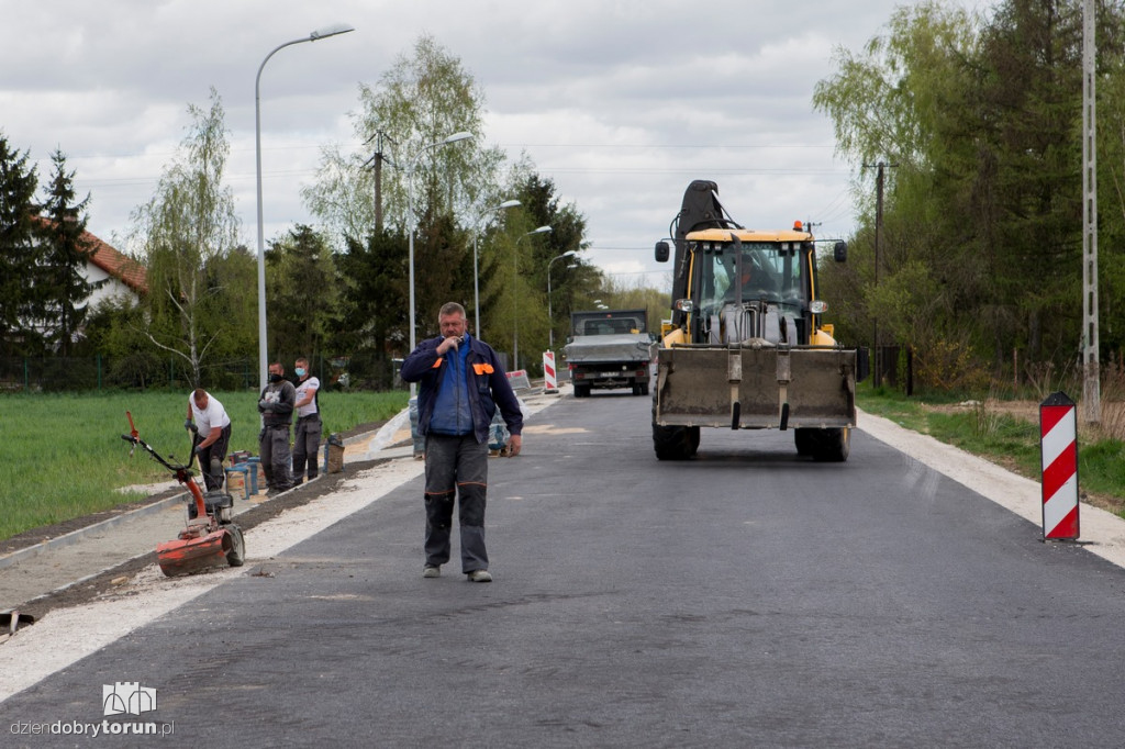 Budowa drogi dojazdowej do przeprawy