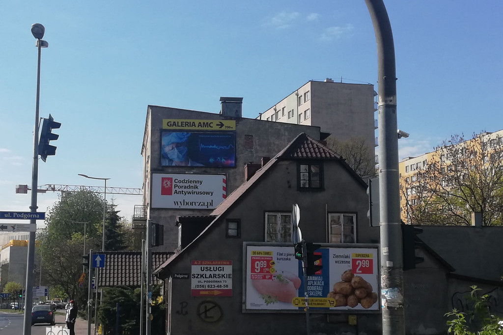 Miasto dziękuje medykom na specjalnych banerach
