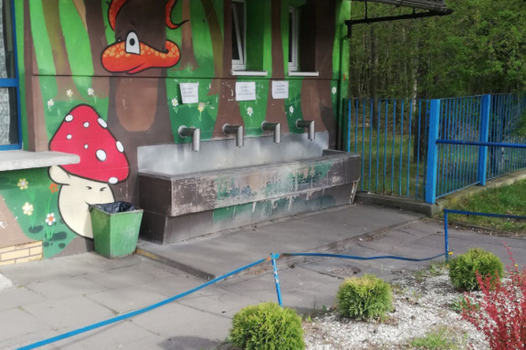 Źródełko wody kredowej zamknięte