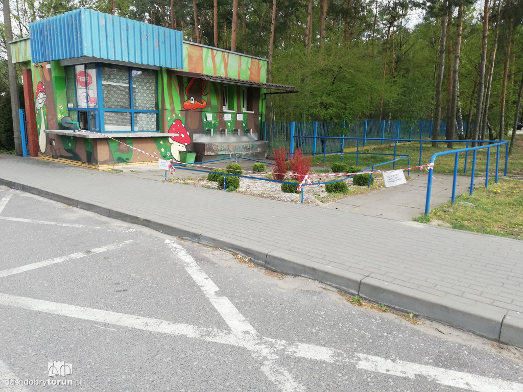 Źródełko wody kredowej zamknięte