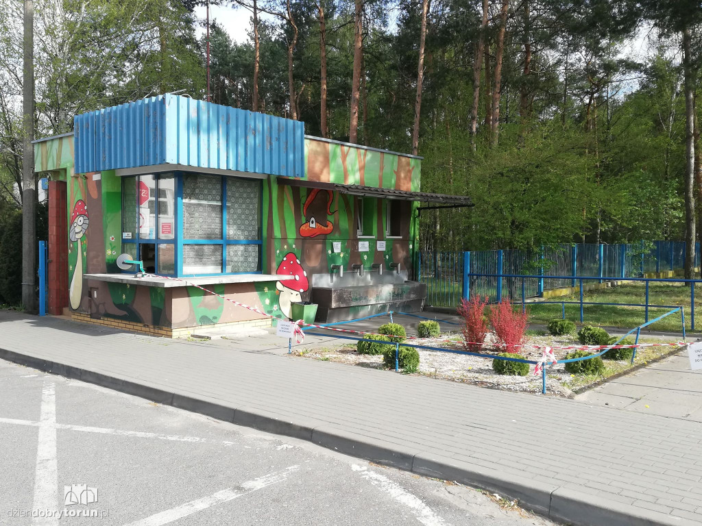 Źródełko wody kredowej zamknięte