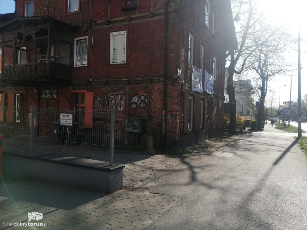 Protest mieszkańców z ul. Antczaka 46