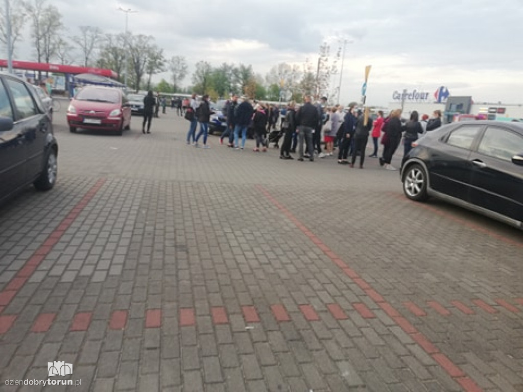 Toruń: ewakuacja w centrum handlowym