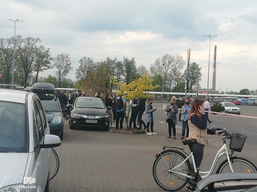 Toruń: ewakuacja w centrum handlowym