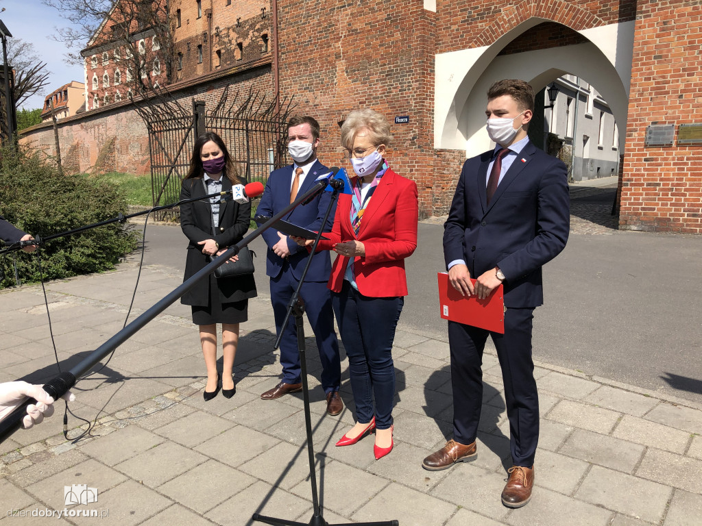 Konferencja prasowa posłanki Iwony Michałek