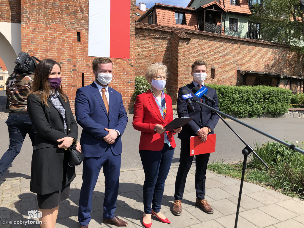 Konferencja prasowa posłanki Iwony Michałek