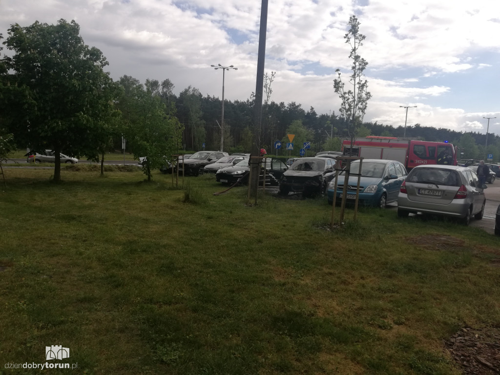 Pożar samochodu przy ul. Teligi