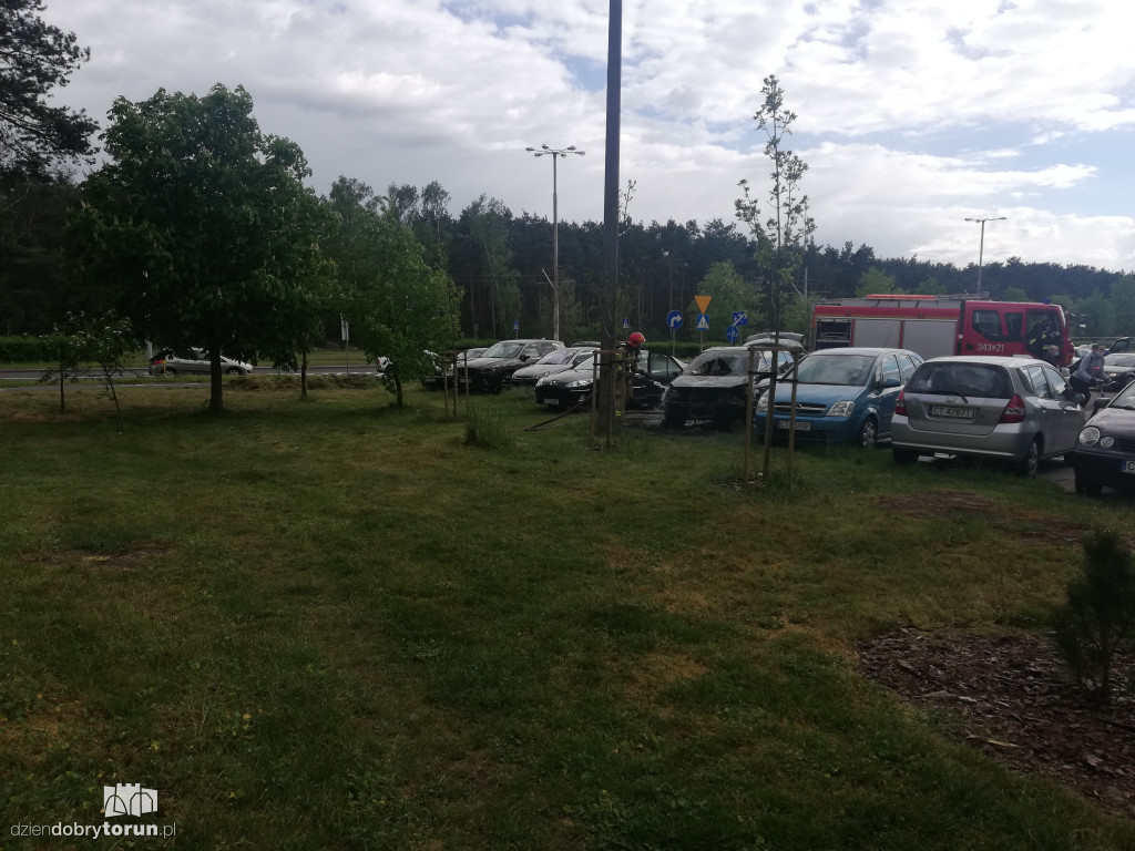 Pożar samochodu przy ul. Teligi