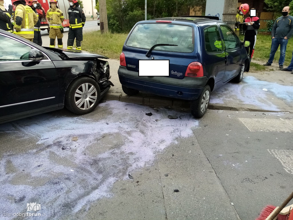 Groźne zderzenie na Bydgoskim Przedmieściu