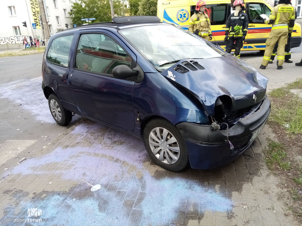 Groźne zderzenie na Bydgoskim Przedmieściu