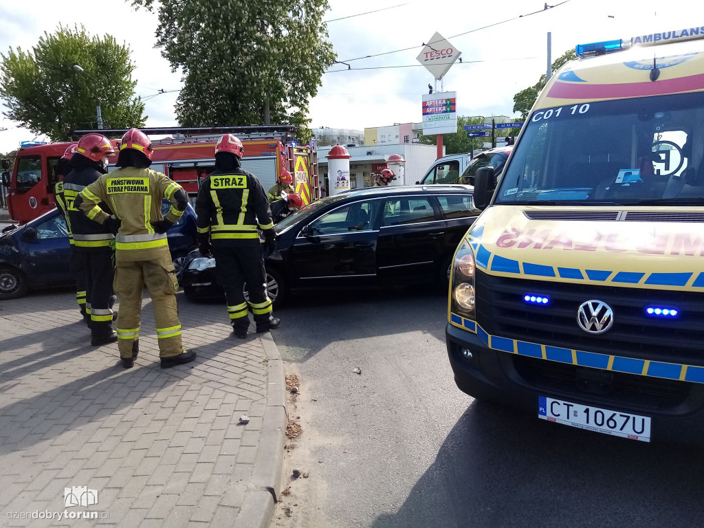 Groźne zderzenie na Bydgoskim Przedmieściu
