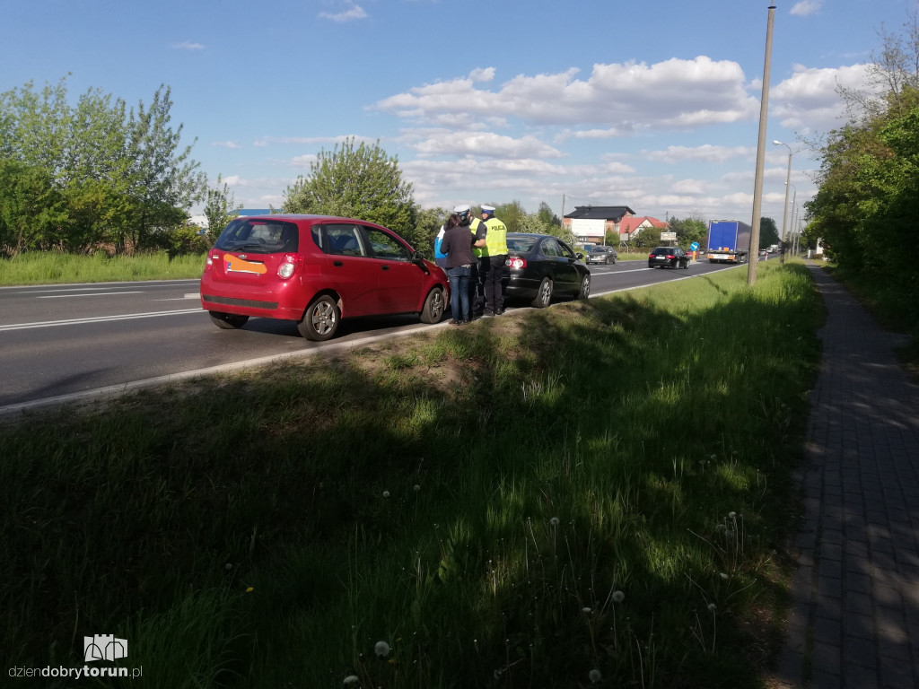 Kolizja pięciu aut w Lubiczu Górnym