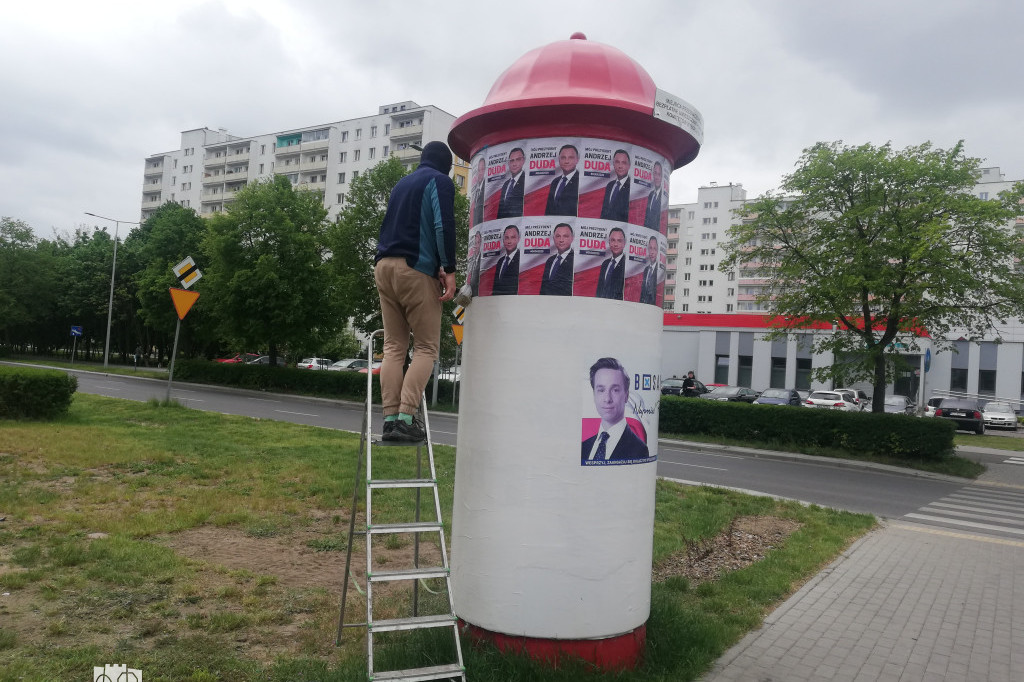 Kolejne plakaty Andrzeja Dudy na mieście