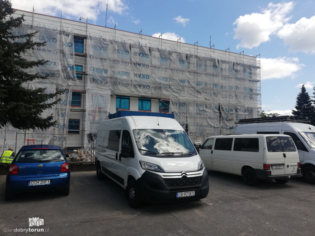 Remont komisariatu policji na Rubinkowie