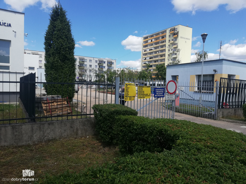 Remont komisariatu policji na Rubinkowie