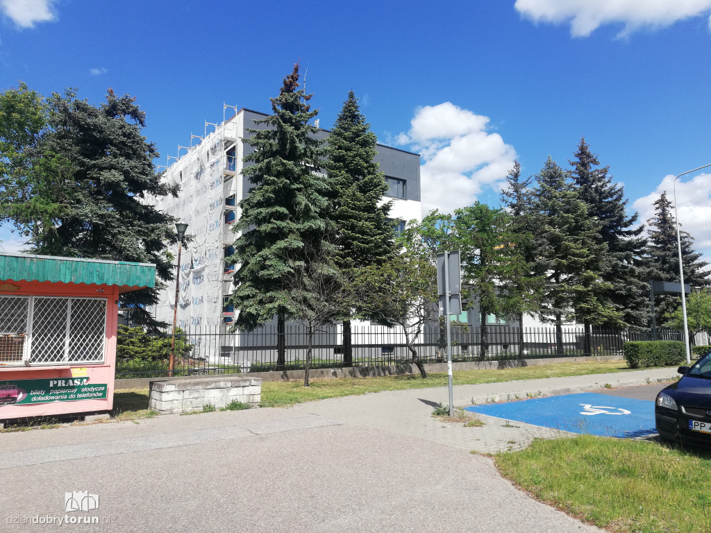 Remont komisariatu policji na Rubinkowie