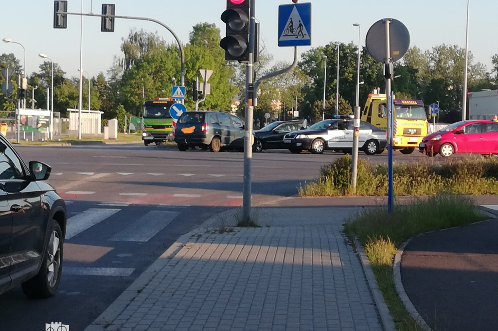 Kolizja przy Skłodowskiej-Curie/ Bukowej